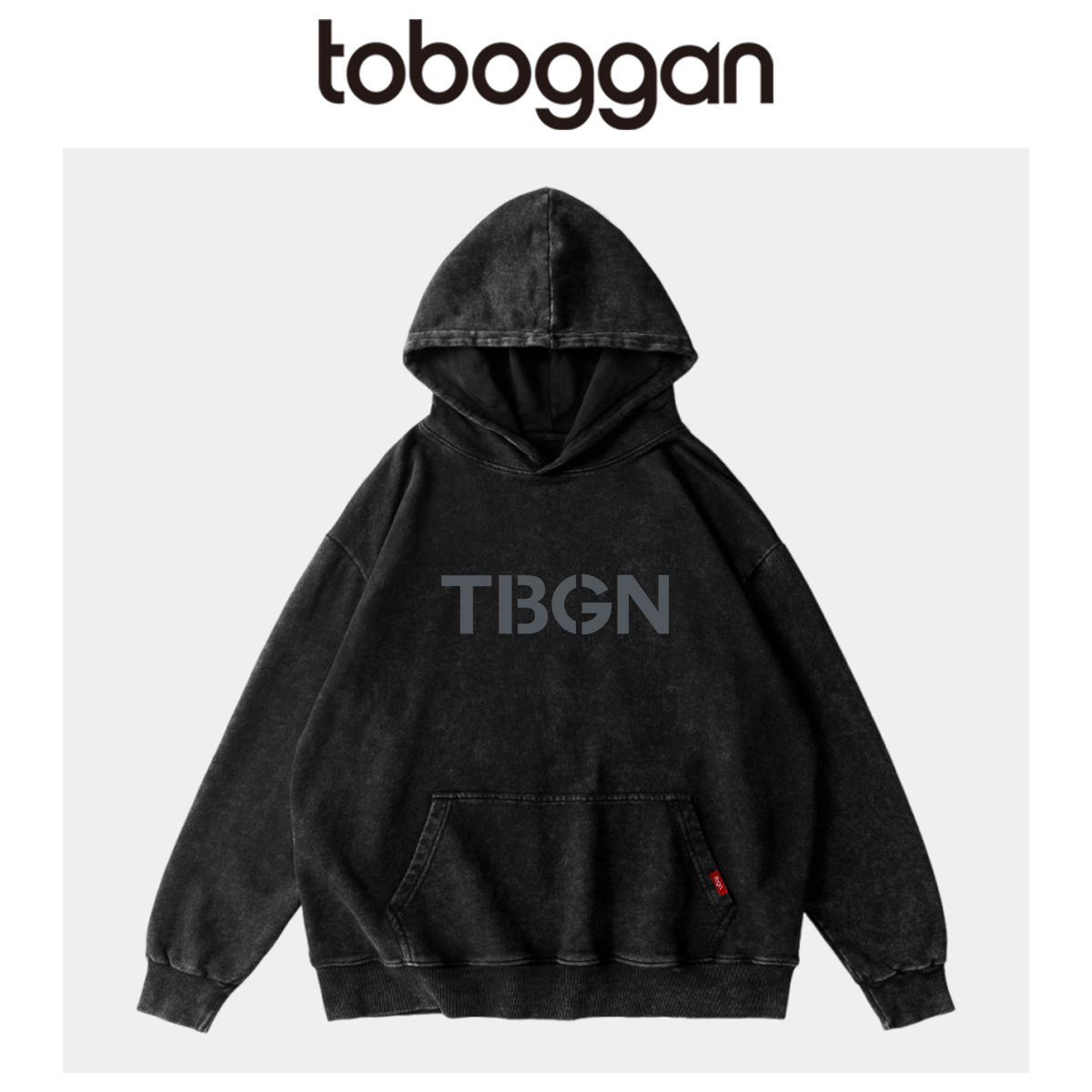 加拿大雪橇男女同款青春时尚宽松连帽卫衣水洗工艺（395418580）