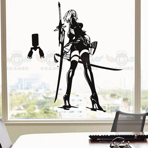 尼尔机械纪元小姐姐墙贴宿舍周边