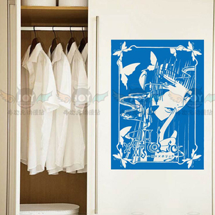 xxxholic壹原侑子LOGO 周边 海报 墙贴 车贴 痛贴 壁贴宿舍装饰