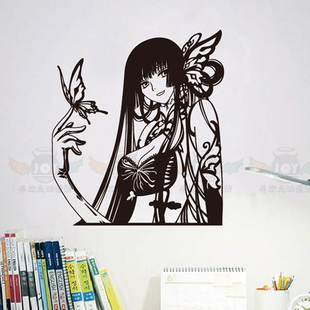 xxxholic壹原侑子LOGO 周边 海报 墙贴 车贴 痛贴 壁贴教室装饰
