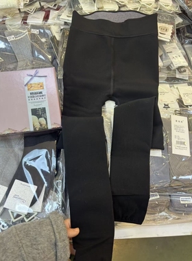 【库存清仓300克袜裤】黑色踩脚裤袜女加绒冬季加厚打底裤