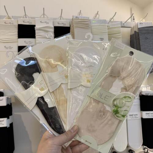KOLE康丽620女蕾丝花边夏季透气半包船袜女士隐形袜短袜不掉跟袜