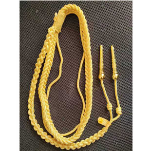 金色16礼服绶带挂绳穗带肩带演出表演配饰绶带绳带金属吊坠精神带