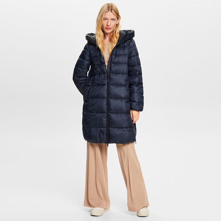 丝绵长款街头标准大帽子棉衣原单