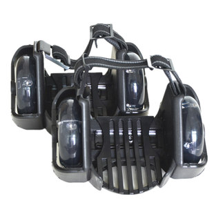 成人星空轮PU风火轮 儿童全闪光轮滑鞋后跟式代步 滑轮鞋滑光轮