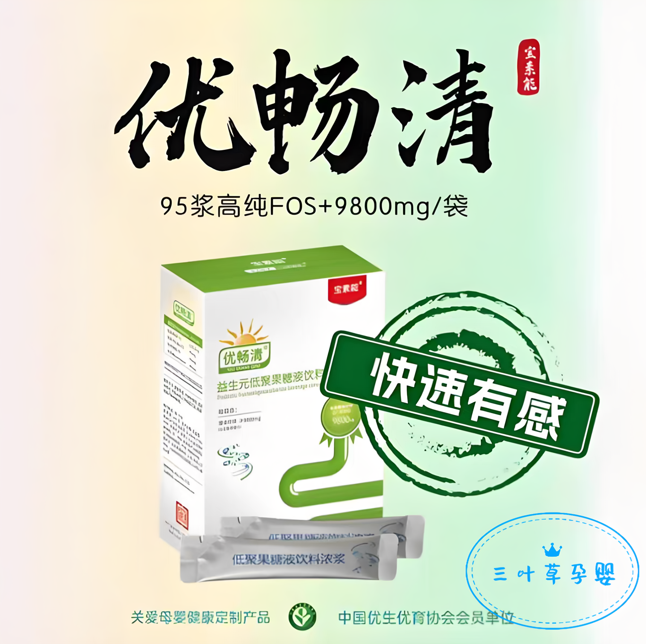宝素能益生元低聚果糖液饮液浓浆95%浆儿童成人老人膳食纤维12袋