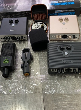 二手莱维特lct240pro电容麦克风直播话筒艾肯声卡四代live包调试