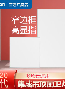 西蒙厨房卫生间平板灯300*600