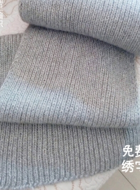 纯手工编织羊毛围巾厚实保暖