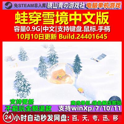 蛙穿雪境 FROGGY HATES SNOW 中文版 电脑PC单机游戏