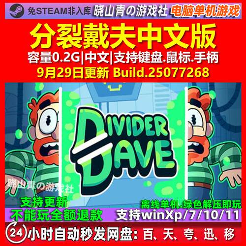 分裂戴夫 Divider Dave 中文版 电脑PC单机游戏