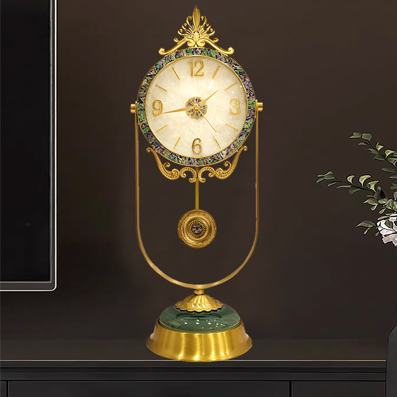 客廳貝殼現代簡約時尚復古臺鐘