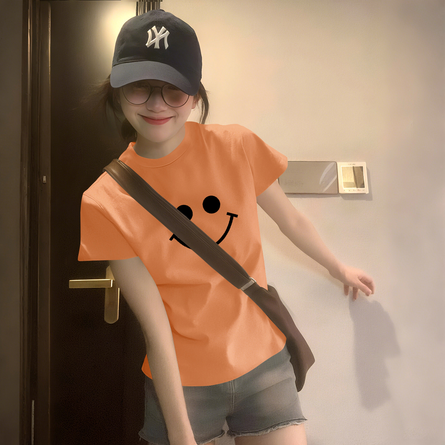 短袖t恤女夏季休闲宽松纯棉