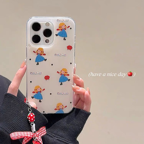 卡通蓝裙子女孩适用OnePlus一加13/ACE5手机壳1+ACEPRO新款2PRO双层壳11全包12可爱ACE2网红3V防摔保护套女款