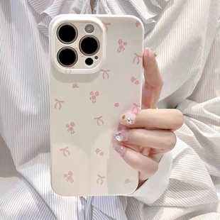 小清新粉色花朵K11适用OPPO Reno13/12手机壳10/9pro+全包Find X8/7/6/5镜头A53硅胶A58X防摔A93S软壳A72女款