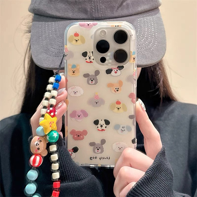 ins风可爱小狗卡通手机壳