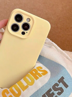 软糯奶黄色Find X9/X8适用一加ACE6T/OPPO Reno15/14手机壳Ace5液态硅胶13不发黄12简约9纯色11全包10PRO防摔