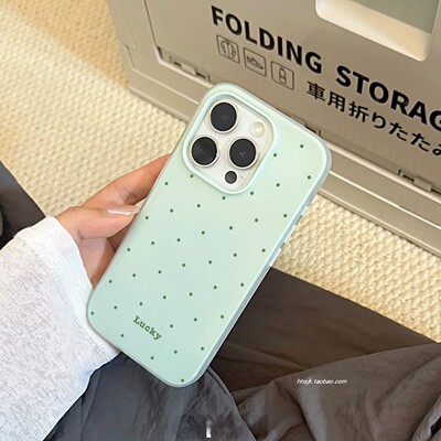 简约纯色波点CIVI5红米K70/K80小米17/15手机壳K60全包K90创意K50大孔NOTE13/11硅胶Turbo4防摔12软壳14PRO女