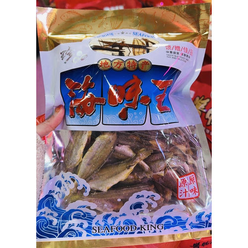 海味王黄鱼酥正宗海味特产开袋即食追剧下酒办公解馋小零食450g