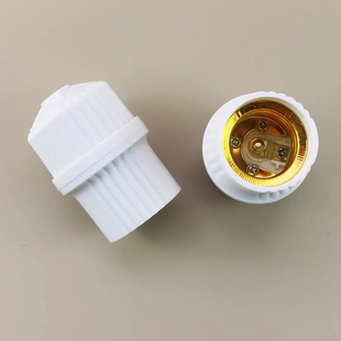 E27螺口灯头悬吊式灯头灯座灯罩灯壁加厚款吊灯头螺旋灯头