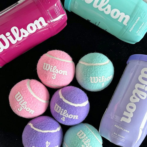 Wilson网球中国限定马卡龙彩色球