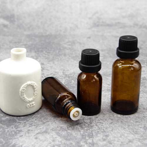 棕色茶色玻璃避光空瓶子精油药液
