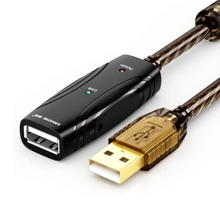 25U 信号放大器数据线 山泽usb2.0延长线 05U 30米