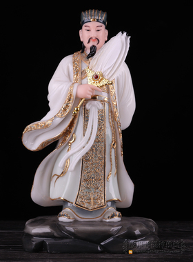 诸葛亮居家供奉神像送礼汉白玉