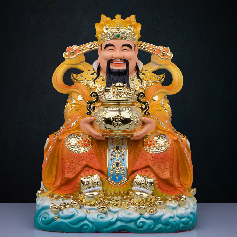 财神爷佛像招财家用供奉摆件办公室店铺公司开业比干范蠡文财神像