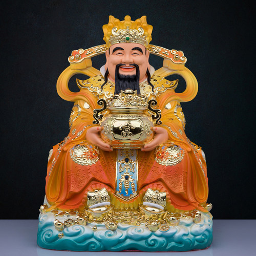 财神爷佛像招财家用供奉摆件办公室店铺公司开业比干范蠡文财神像