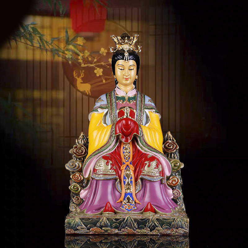 台湾神像碧霞元君供奉泰山圣母
