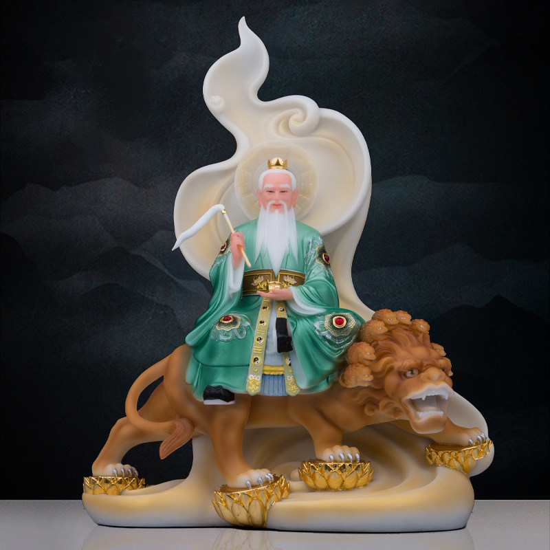 汉白玉太乙救苦天尊神像太乙真人像东极青华帝家用供奉祝福工艺品