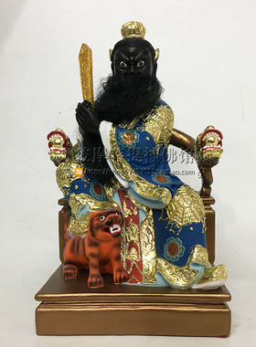 敦煌彩张天师宗教风树脂工艺品