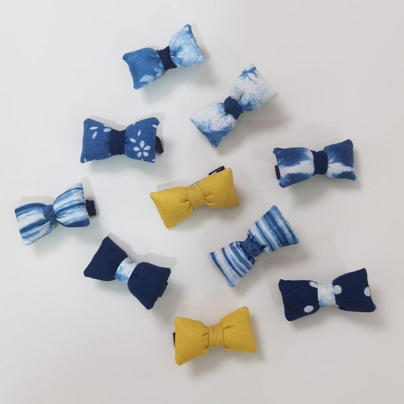 木范手作充棉蝴蝶结甜美发夹