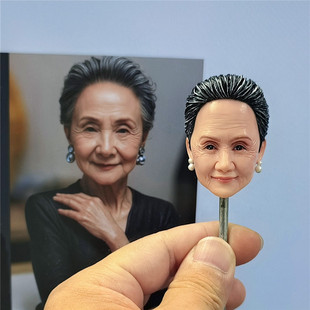 软陶人偶公仔生日礼物情侣结婚纪念塑像3D手办雕像定制节日礼品