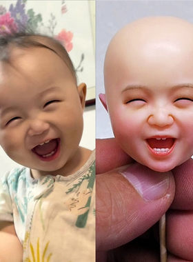 真人照片定制软陶公仔婚纱手办