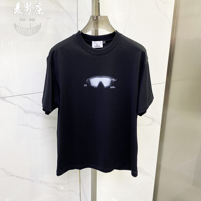 套头微阔宽松轻奢简约韩版短袖T