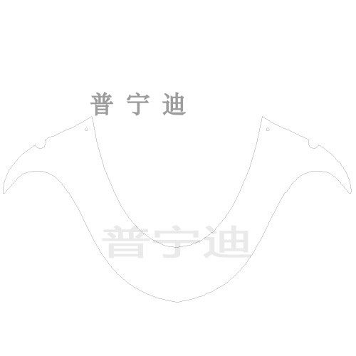 订制 透明隐形童装45厘米衣架 摄影辅助 挂拍道具 白底图专用