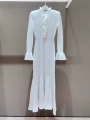Ivory Hollow Long Skirt