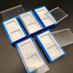 刀粒高档包装盒PCD CBN数控刀片海棉盒蓝色泡棉盒PVC