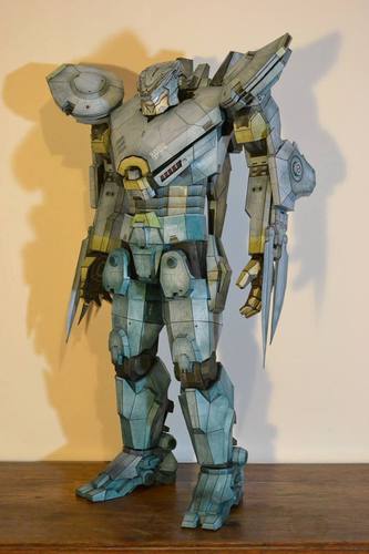 益智手工diy拼装机甲尤里卡纸模