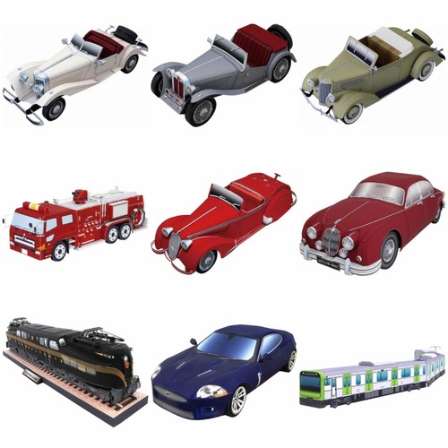 diy快车奔驰手工拼装纸模型