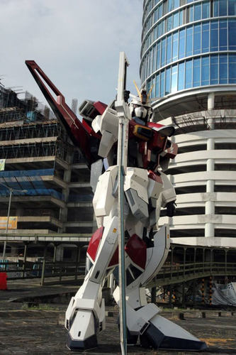 手工DIY拼装高达3d纸模型折纸