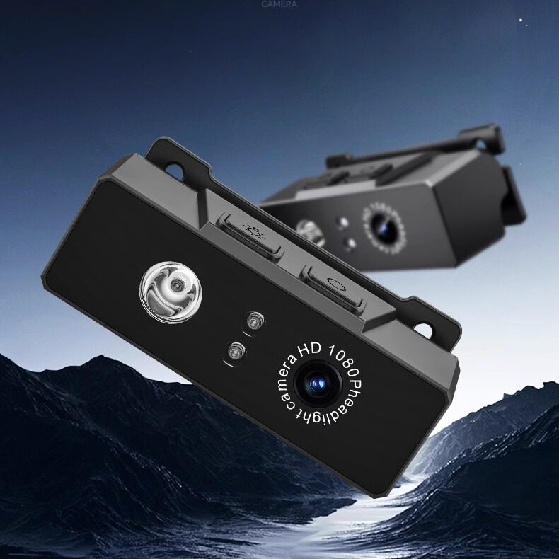 高清1080P头灯记录仪头戴式摄像机户外运动DV高清相机照明摄像