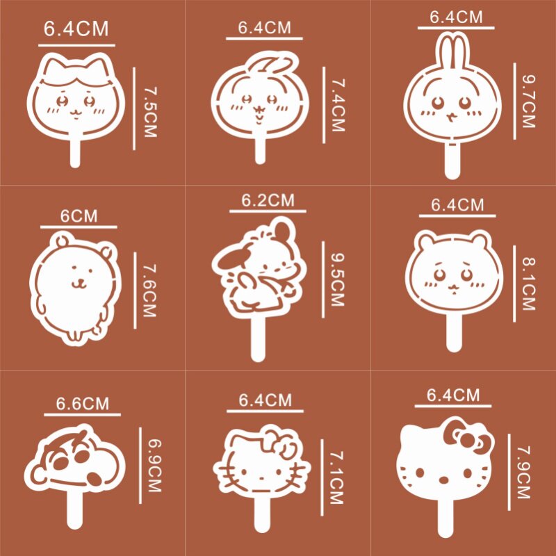 Hellokitty提拉米苏模具三丽鸥烘焙工具撒粉糕点饼干点茶筛粉板模