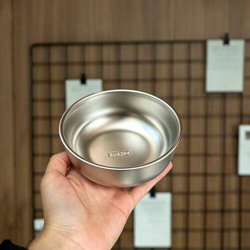 304不锈钢圆形餐盘家用简约