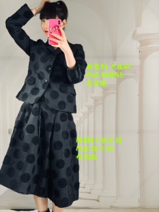 毛绒波点套装 comme 主线 garçons des