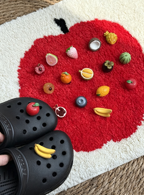 【水果超市】原创洞洞鞋鞋花配饰可自由搭配可爱小众鞋扣diy
