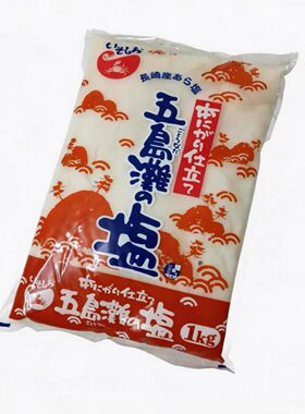 日本原装进口长崎五岛滩海盐 家用日式料理烧鸟串烧腌制调味盐1kg