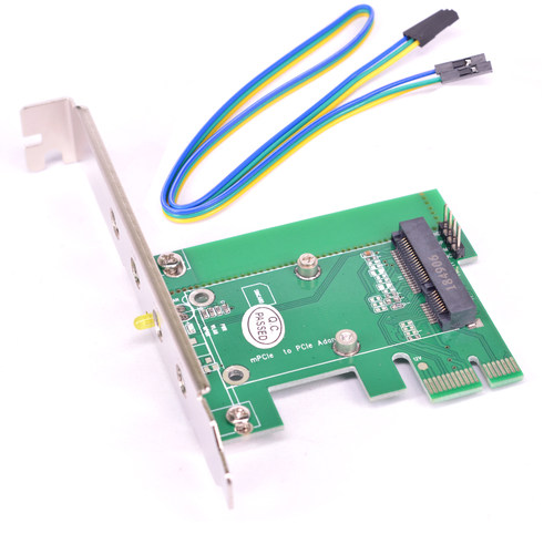 MINI PCIE转台机PCI-E转接卡笔记本无线网卡3G WAN卡转台式机用